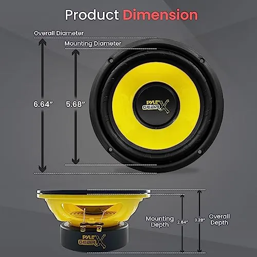 Pyle PLG64 Review: 6.5-Inch Car Woofer Ranked image 3