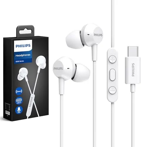Philips Wired Earbuds USB C Review: Budget In-E...