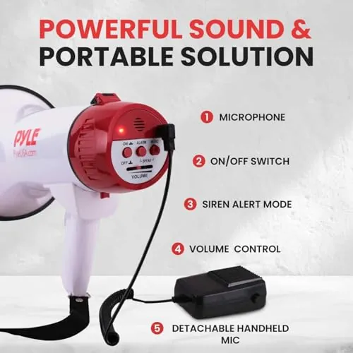 Pyle PMP40 Megaphone Review: 40W Bullhorn Ranked image 5