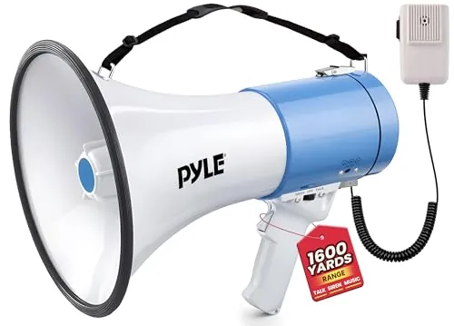 Pyle PMP50 Megaphone Review: 50W Bullhorn Ranked