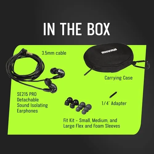 Shure SE215 PRO Wired Earbuds Review: Ranked IEMs image 3