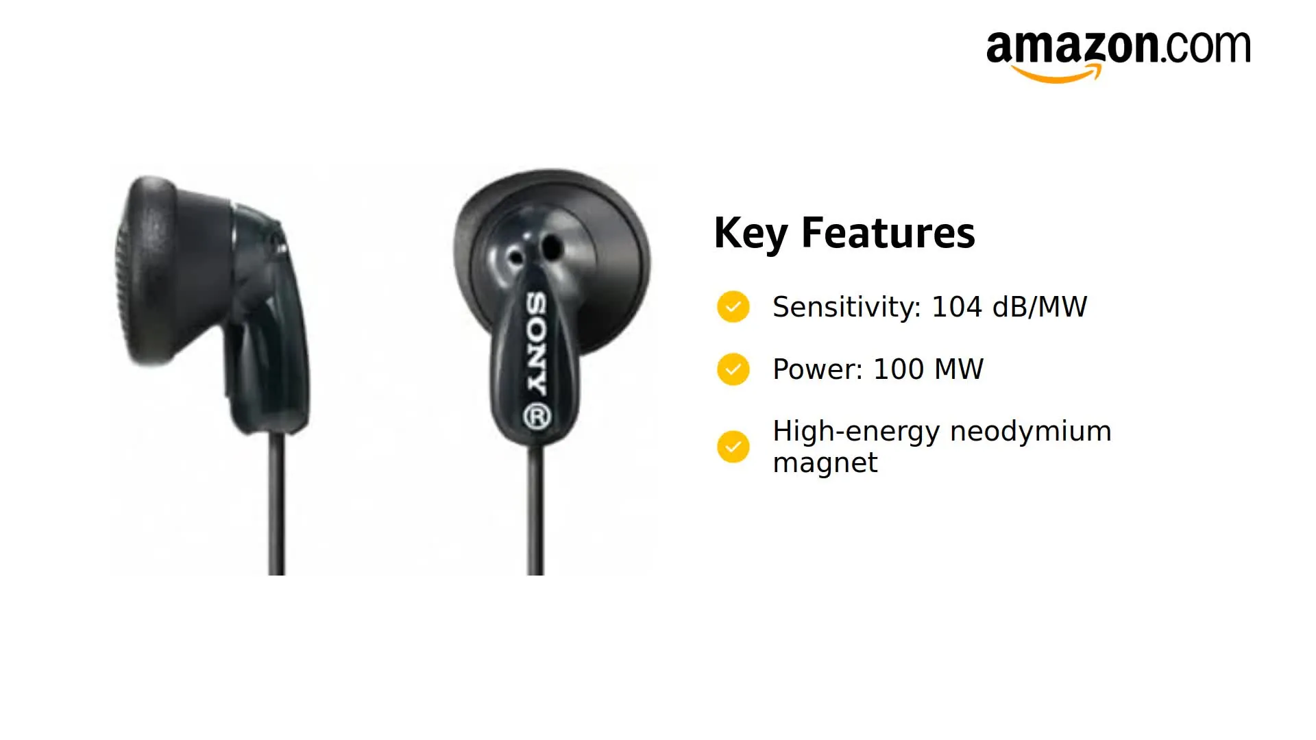 Sony MDRE9LP/BLK Ear Buds Review: Budget Wired Earbuds image 3