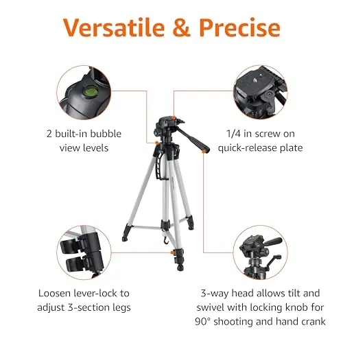 Amazon Basics 60-inch Tripod Review: Budget Camera Tripod image 2