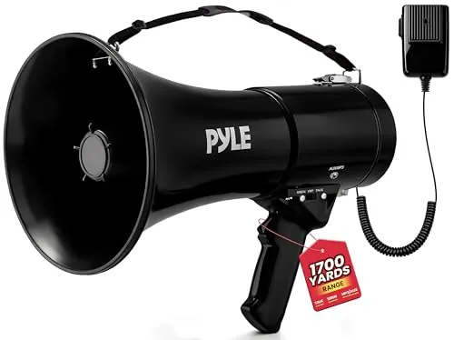 PYLE 50W Megaphone Speaker Review: Portable Bullhorn Ranked