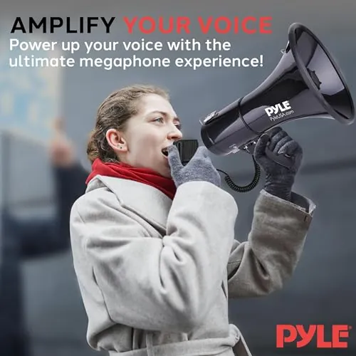 PYLE 50W Megaphone Speaker Review: Portable Bullhorn Ranked image 6