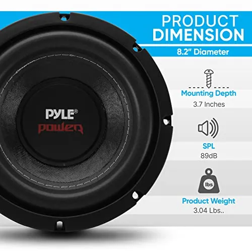 Pyle PLPW8D Review: 8-Inch Car Subwoofer Ranked image 2