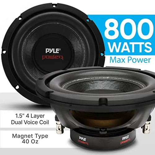 Pyle PLPW8D Review: 8-Inch Car Subwoofer Ranked image 3