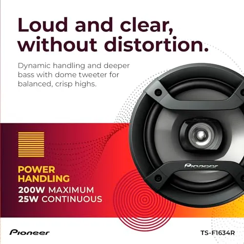 PIONEER TS-F1634R Review: 6.5-Inch Car Speakers Ranked image 4