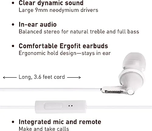 Panasonic RP-TCM125-W Review: Wired Earbuds Ranked image 2