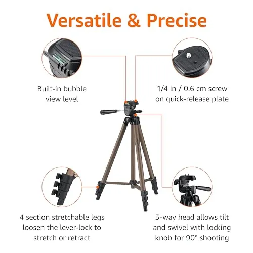 Amazon Basics 50-inch Tripod Review: Budget Travel Tripod image 2