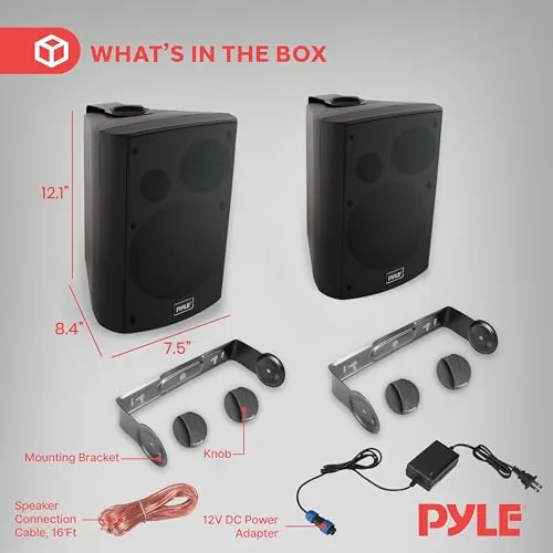 Pyle PDWR62BTBK Outdoor Bluetooth Speakers Review image 2