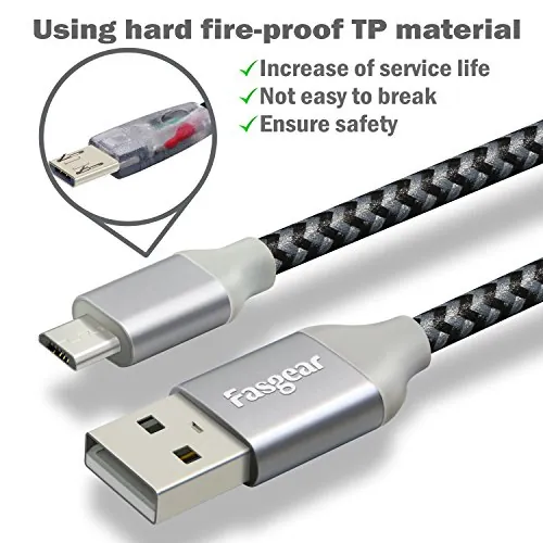 Fasgear 10ft Micro USB Cable 2 Pack Review image 2