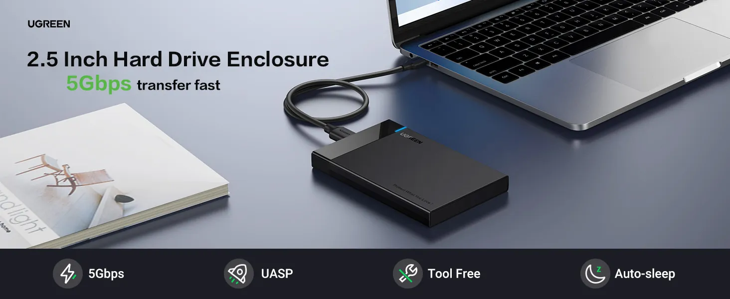 UGREEN 2.5 Hard Drive Enclosure Review image 7