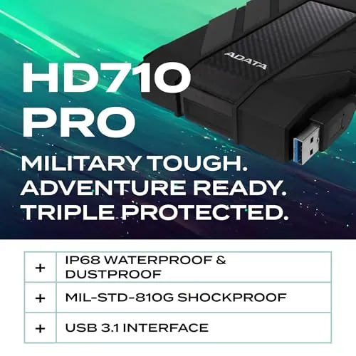 ADATA HD710 Pro 2TB Review: Rugged External Hard Drive image 2