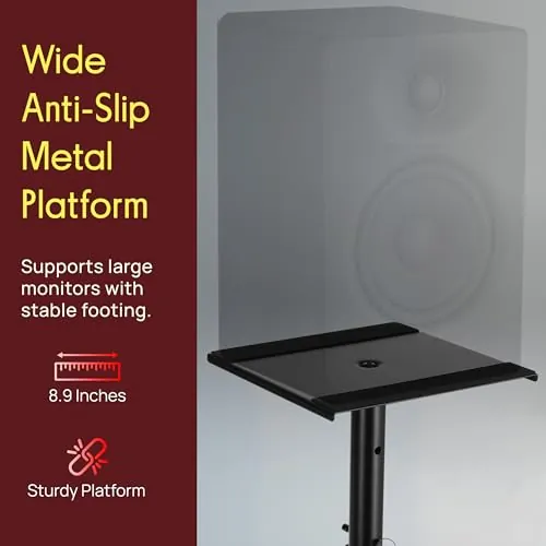 Pyle PSTND32 Review: Adjustable Studio Monitor Stands image 3
