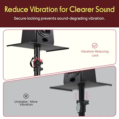 Pyle PSTND32 Review: Adjustable Studio Monitor Stands image 4