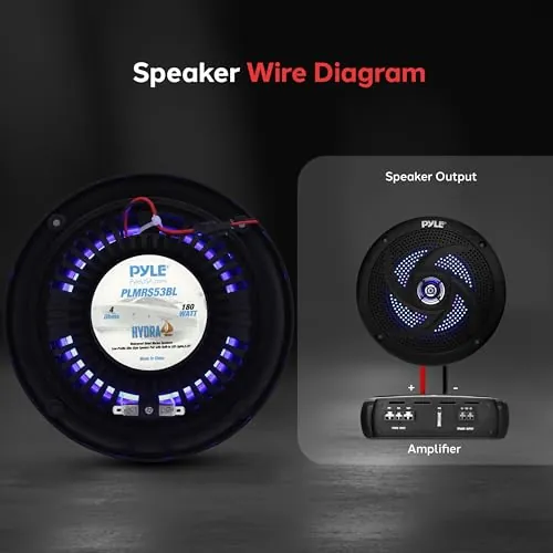 Pyle PLMRS53BL Review: 5.25-Inch Marine Speakers image 4