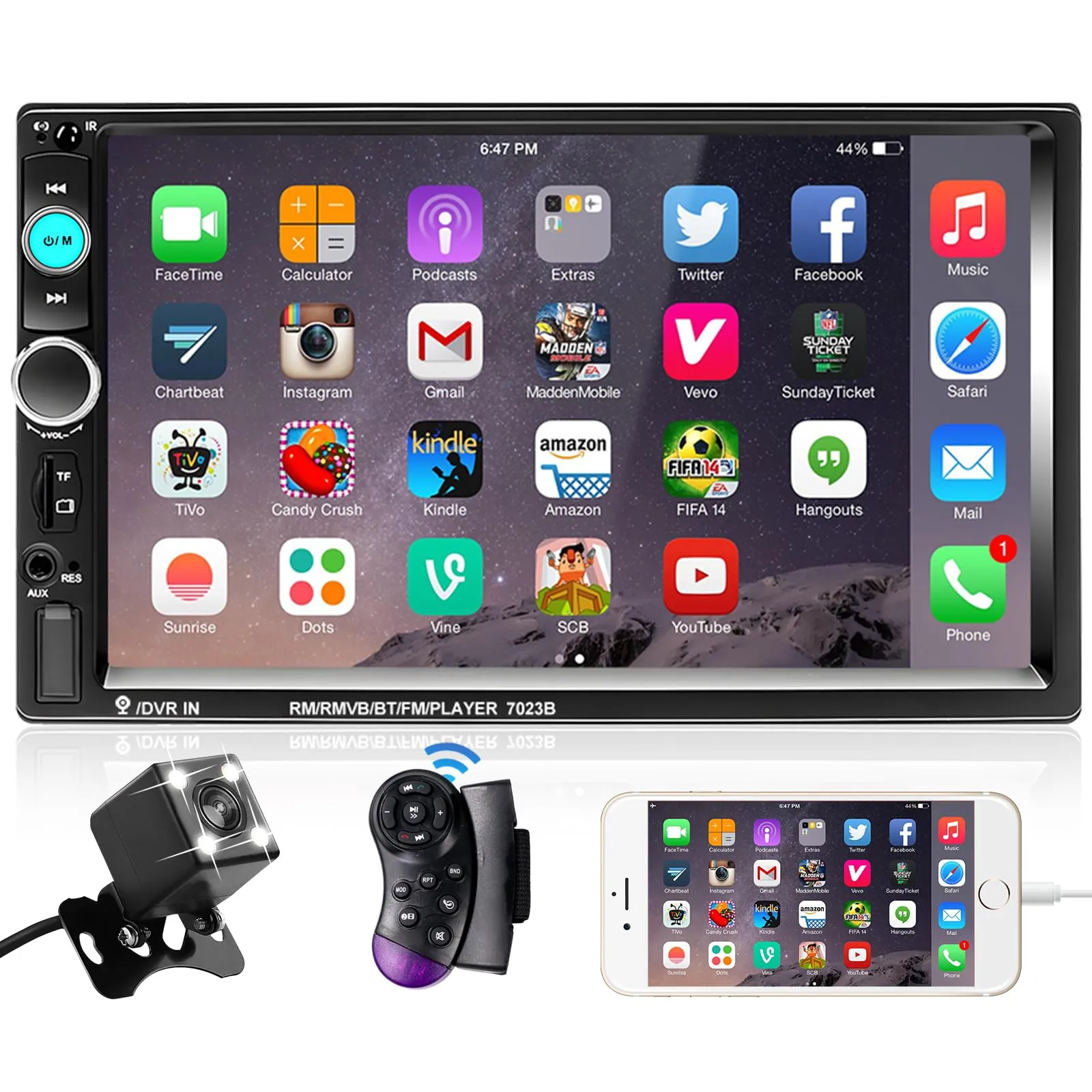 Podofo 7023B Review: Budget Double Din Car Stereo Ranked image 8