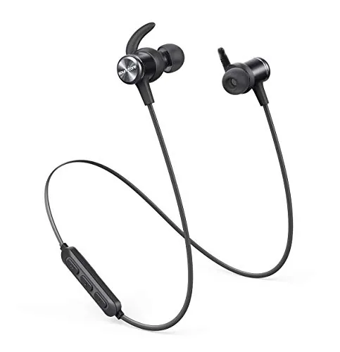 Anker Bluetooth Headphones, Soundcore Spirit Sports Earbuds, Bluetooth 5.0, 8H Battery, IPX7 Waterproof, SweatGuard, Comfortable Wireless Headphones