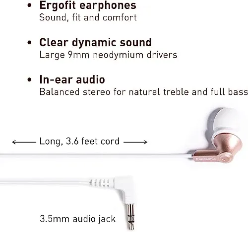 Panasonic ErgoFit RP-HJE120-N Wired Earbuds Review image 2