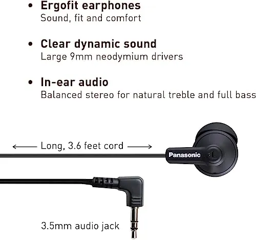 Panasonic RP-HJE120-KA Review: Budget Wired Earbuds image 2