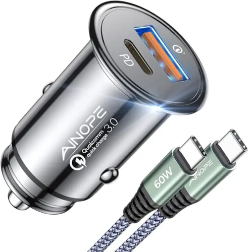 AINOPE 67.5W Car Charger Review: USB-C Fast Charger