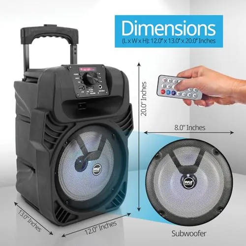 Pyle PPHP844B Review: Portable Bluetooth PA Speaker Ranked image 7