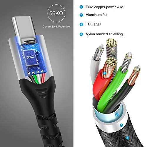 Fasgear 1ft USB-C Cable Review: Short USB-A Charging Cords image 4