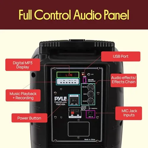 Pyle PSBT105A Review: Portable Bluetooth PA Speaker image 6