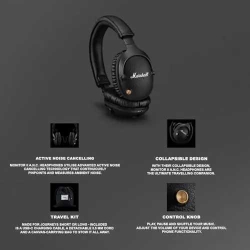 Marshall Monitor II Review: ANC Bluetooth Headphones image 3