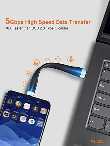 CableCreation Short USB-A to USB-C Cable Review image 2