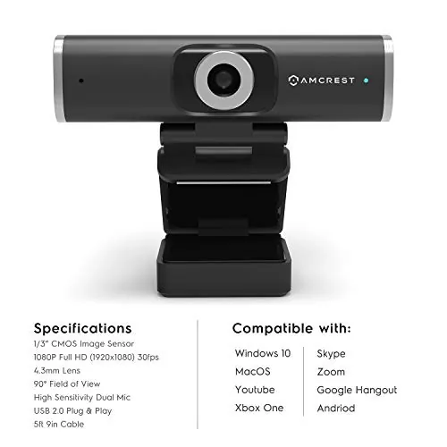 Amcrest AWC195-B Webcam Review: 1080p Value Ranked image 6