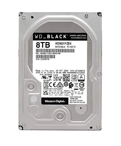 WD_BLACK 8TB HDD Review: WD8001FZBX Internal Drive image 3