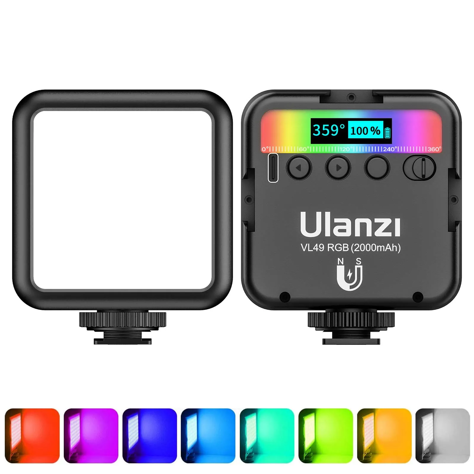 ULANZI VL49 RGB Video Light Review: Portable Camera Light image 8