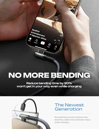 AINOPE 10 ft USB C Cable Review: Right-Angle Charger Ranked image 3