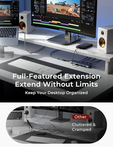 AINOPE USB C Extension Cable 6.6FT Review image 4