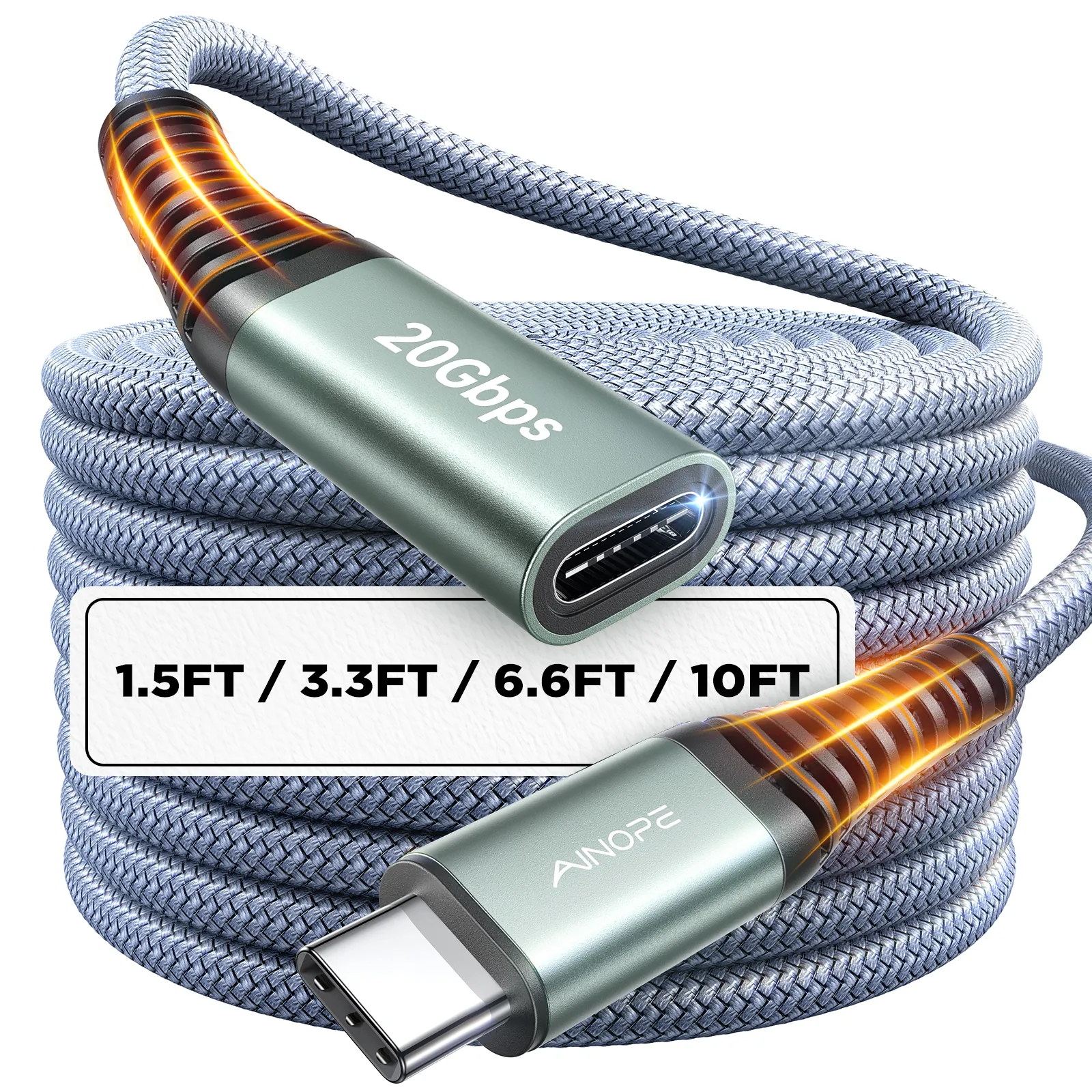 AINOPE USB C Extension Cable 6.6FT Review image 7