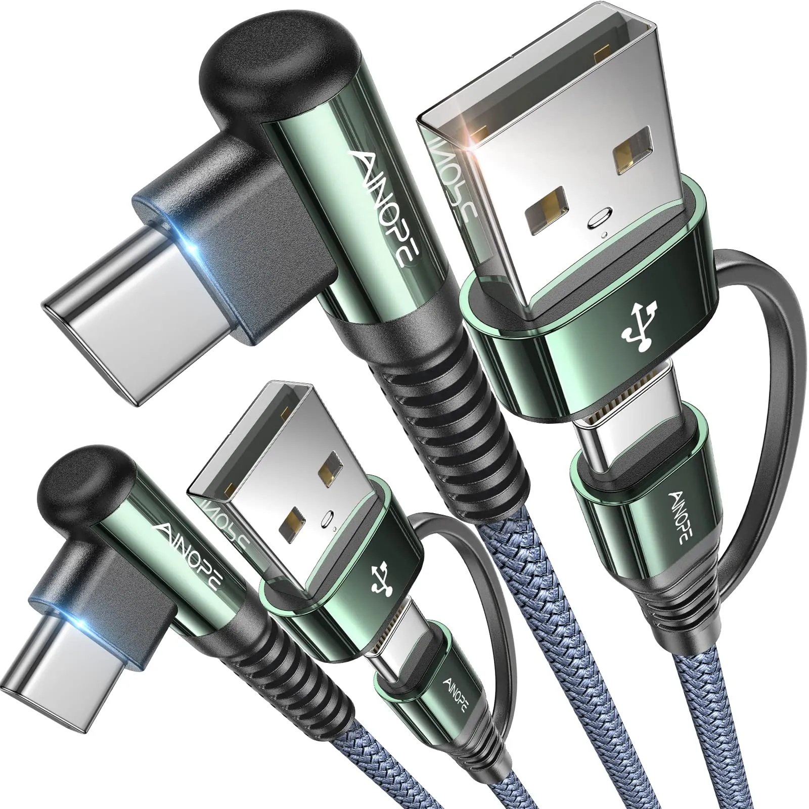 AINOPE Right Angle USB C Cable Review: 60W 2-Pack image 8