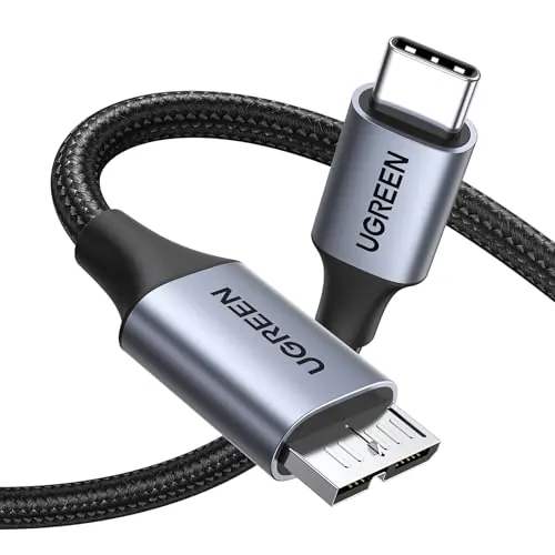 UGREEN Micro B to USB C Cable Review for Hard Drives
