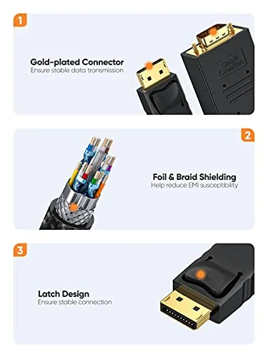 CableCreation DisplayPort to VGA Cable Review image 3