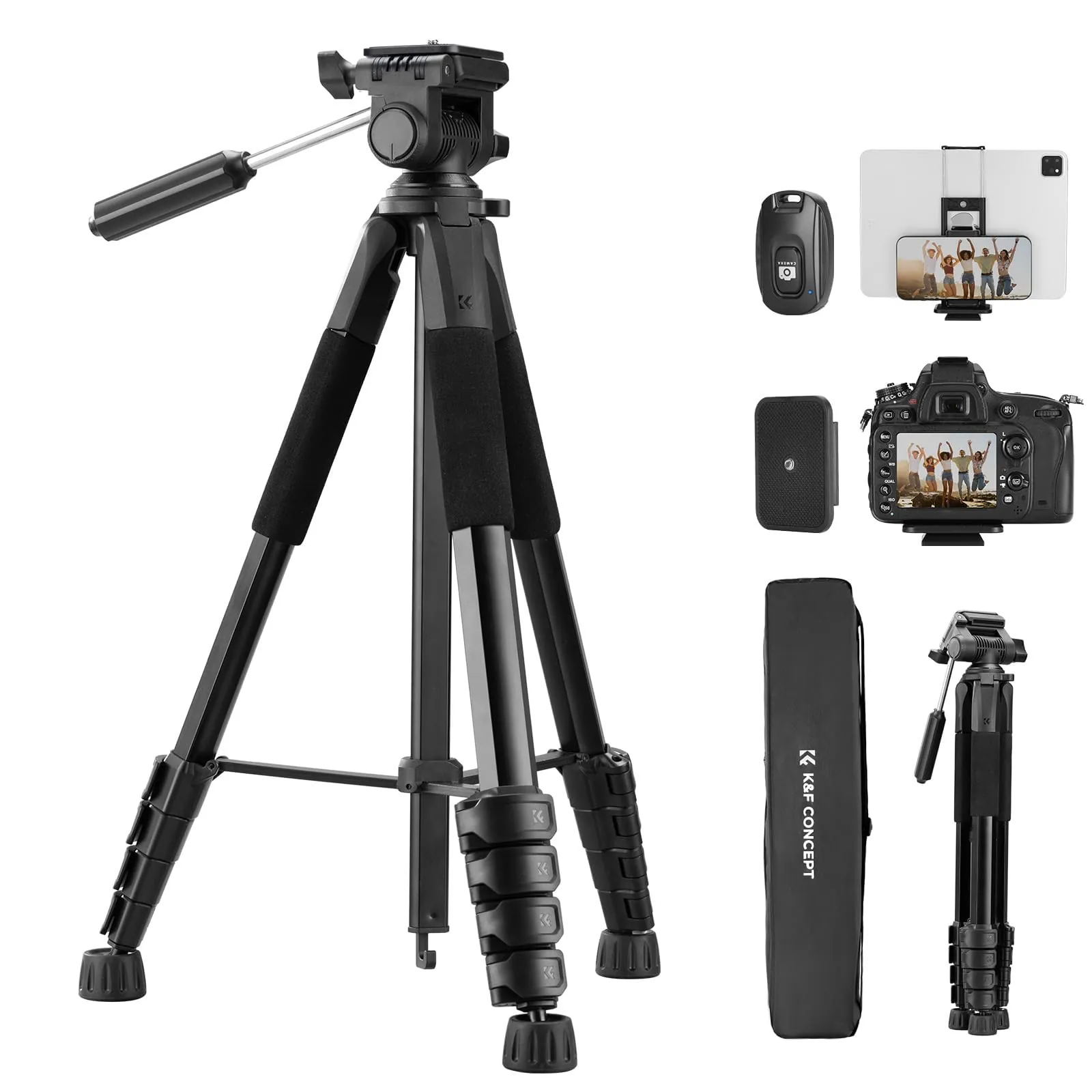 K&F CONCEPT 75-Inch Tripod Review: Travel Camera Stand image 8