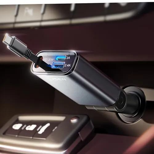 LISEN Retractable USB-C Car Charger Review