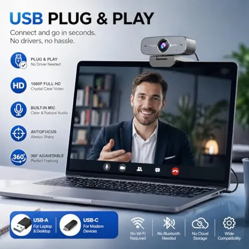 Angetube 925C 1080P Webcam Review and Ranking image 6